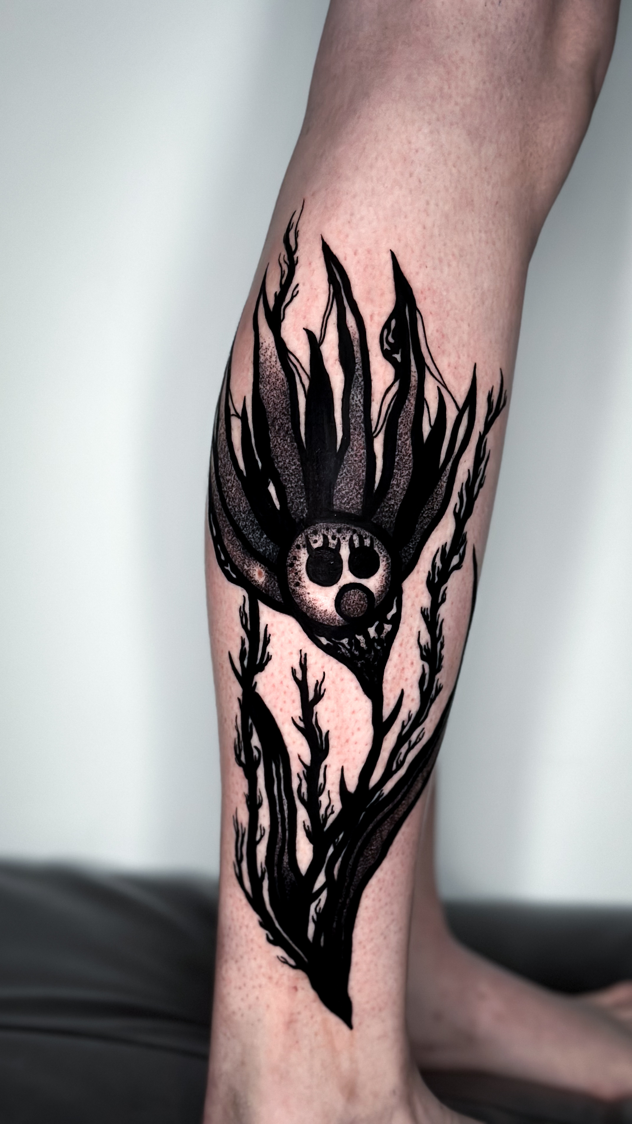 Blackwork tattoo, project 11